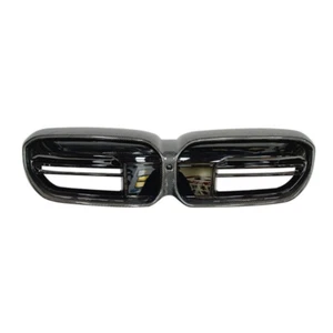 For 2024-2025 BMW G60 530i G90 M5 Carbon Fiber Front Kidney Black Grill Grille - Picture 1 of 5