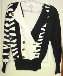 Vintage 1980s Lillie Rubin blazer style sweater xl? See measurments   (RK). - Picture 1 of 6