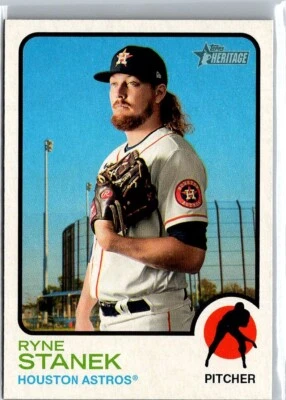 2022 Topps Heritage Ryne Stanek #449 - Image 1 of 2