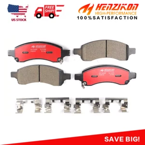 For Enclave Colorado Traverse Acadia Canyon Envoy Brakes Front Ceramic Brake Pad - Picture 1 of 11
