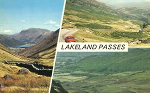 Kirkstone Honister & Hard Knott Lakeland Passes England Aerial Views Postcard - Picture 1 of 2