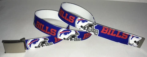 Buffalo Bills Belt & Buckle Football Fan Game Gear Team Apparel Pro NFL Shop NY Cover