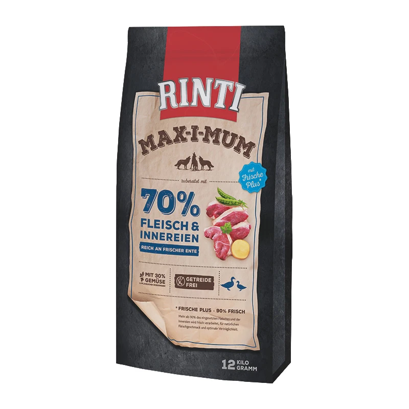 Rinti Max-i-Mum Ente 12 kg - getreidefreies Hundefutter - Bild 1 von 1