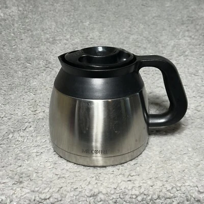 Mr Coffee Jarra Acero Inoxidable Térmica 8 Tazas Olla Repuesto Negro Tapa Mango Foto 1 de 4