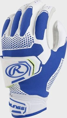RAWLINGS WOMENS WORKHORSE PRO BATTING GLOVE PAIR FP2PBG ADULT XL ROYAL BLUE