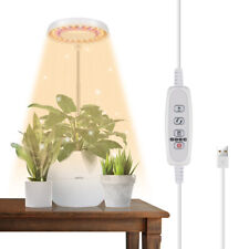 LED Grow Light Full Spectrum Plant Growing Halo Ring Lamp for Indoor Plant USB