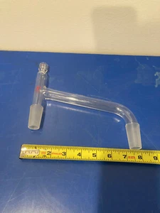 15032 Ace Glas 24/40 Öffnung 75* Grad Destillieradapter mit #7 Schraubversatz - Bild 1 von 6