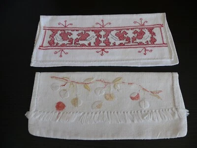Pochette en lin pour ranger serviette de table Vendue à l'unité au choix - Photo 1/4
