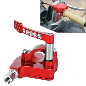 Red Billet Thumb Control Throttle Assembly For Yamaha Banshee 350 YFZ350 87-06 - Picture 1 of 5