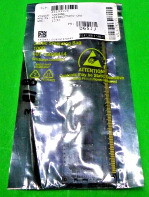 Samsung 4 GB PC3-12800R DDR3 2RX8 Memoria DIMM Dell D65JJ Foto 1 de 3