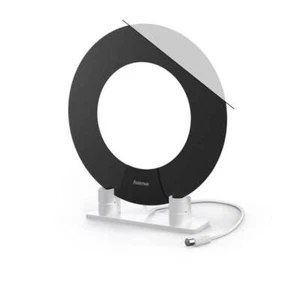 Hama dvb-t dvb-t2 kamerantenne performance 45 ring-design actief wit - Imagen 1 de 3