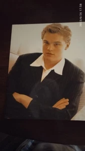 LEONARDO DI CAPRIO fotografia in carta lucida f.to 20,3 x 25 cm. - Foto 1 di 1
