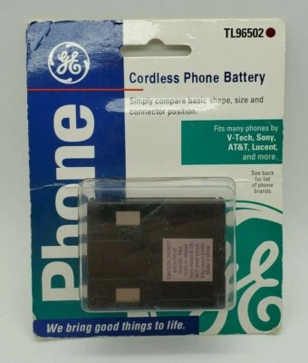 GE Cordless Phone Battery TL96502 New NIP 3.6 Volt Fits AT&T Sony V-Tech Lucent - Image 1 of 4