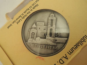 The Great 2000 Jubilee Holy Land Bethlehem Medal - Picture 1 of 6