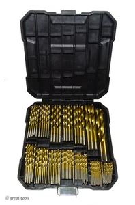 99-PC DRILL BIT SET – HSS – (TiN coated) Titanium Nitride coating – tools - Picture 1 of 2