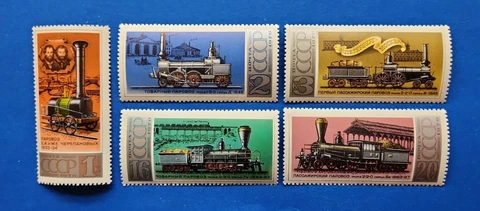 Russia Stamps, Scott 4657-4661 Complete Set MNH Cover