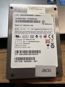Samsung 64GB MMCRE64G5MXP-0VB 2.5" MLC SSD SATA 6Gbps Solid State Drive - Picture 1 of 3