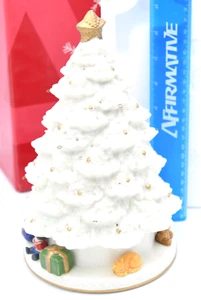 Regalo regalo gatto pendente albero di Natale opzione fibra Avon ceramica bianco - Foto 1 di 5
