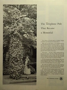 Anuncio impreso vintage 1955 Bell Telephone System Sargento Danny Feldman Ivy Portland O - Imagen 1 de 4