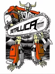 METALLICA PORTLAND 12/5/2018 SCREEN PRINTED CONCERT POSTER #346/350 - Picture 1 of 2