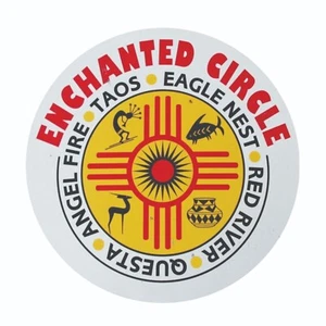 Enchanted Circle Taos Eagle Nest Red River New Mexico Sticker Decal - Picture 1 of 2