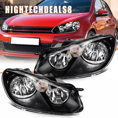 Conjunto de faros para Volkswagen GTI Golf Jetta Sportwagen 2010-14 (MK6) DIESTRO + DIESTRO Foto 1 de 4