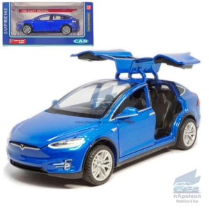 1:32 Modelo X 90D SUV Modelo Coche Diecast Vehículo de Juguete Colección Regalo Azul - Imagen 1 de 12