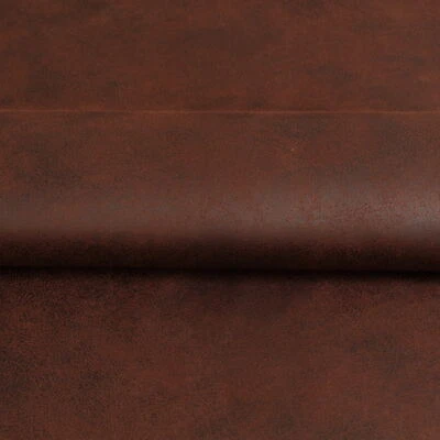 Stoff Meterware Milana Kunstleder Braun Möbelbezugsstoff Eckbank Stühle Kissen - Bild 1 von 4