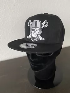 RAIDERS Las Vegas Oakland Helm klassisches Logo schwarz Erwachsene Druckknopflasche Mütze Kappe NEU - Bild 1 von 6