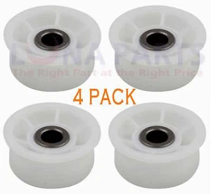 (4 PACK) DC97-07509B Samsung Dryer Idler Pulley Wheel only (Original Version) - Zdjęcie 1 z 2