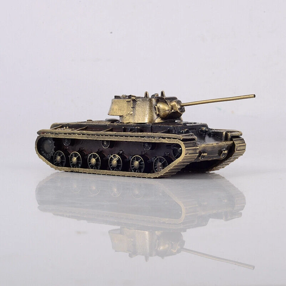 Модель тяжелого танка 1:72 Советский Союз CCCP KV-1 цельнометаллическая бронза - Изображение 1 из 4