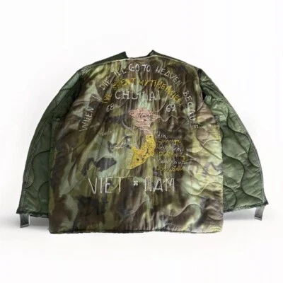 Vintage Vietnam Tour Jacket Size-Large - Image 1 of 4
