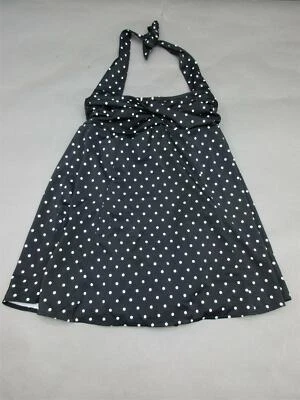 Купальник цельный Tropical Escape размер 8 черный в горошек с подкладкой 2 М - Изображение 1 из 4