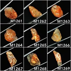 Golden Auffällig Sonnenstein Grober Edelstein Heilung Mineral Rau Auffällige Edelsteine MV2-2 - Bild 1 von 54