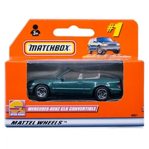 Matchbox #1 Mercedes-Benz CLK Convertible Green Open Road International Box 2000 - Picture 1 of 1