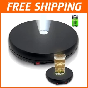 10inch Rotating Display Stand with LED - Perfect for Jewelry & Photography Shows - Picture 1 of 8