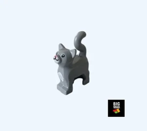 Gato gris ladrillo BBLB, animal de granja de ciudad, compatible con Lego - Nuevo - Imagen 1 de 2