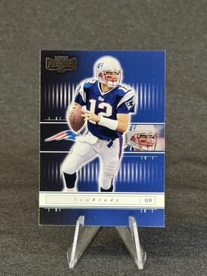 Tom Brady 2001 Playoff Preferred #33 New England Patriots Foto 1 de 2