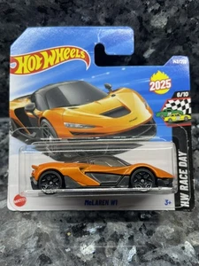 Hot Wheels McLaren W1 Orange 142/250 HW Race Day Series - Picture 1 of 4