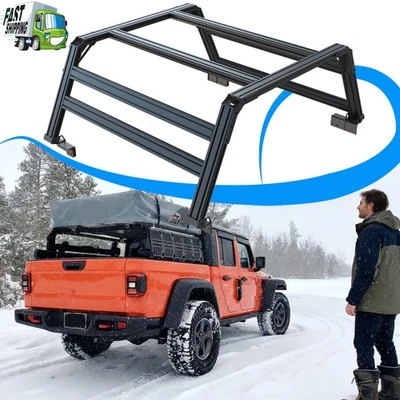 Aluminum Pickup Truck Bed Rack FOR 2009-2025+ Ram 800lbs T-Slot System — 第 1/4 张图片