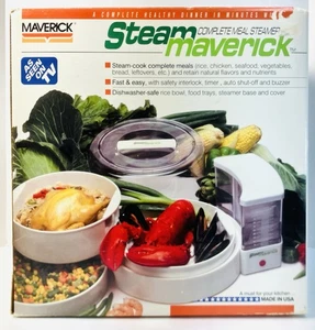 Vaporizador de comidas completo Maverick Steam Maverick como se ve en TV modelo ST-602 ~ ¡NUEVO! - Imagen 1 de 10