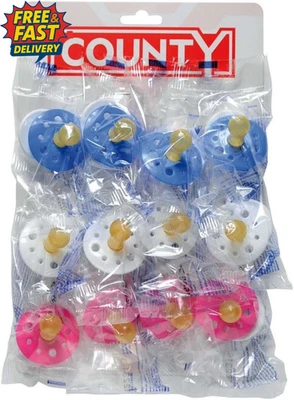 Sales Baby Soothers Dummies Pacifiers Pack of 12 Cheap Bulk Deal Fast DEL