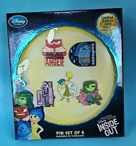 Disney Inside Out Pin Set LE Limited Edition 300 Alles Steht Kopf Freude 2015  - Bild 1 von 13