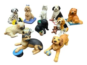 10er Set Franklin Mint 1987 World of Dogs Sheepdog Chow Chow Beagle Shar-Pei - Bild 1 von 16