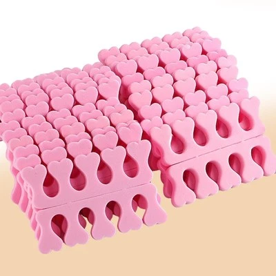 20Pcs EVA Foam Toe Separator Soft Finger Feet Care Manicure Nail Polish Tool - Image 1 of 4