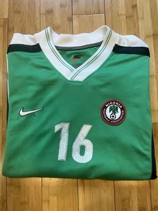 Mens Nike Nigeria 1998 World Cup Home Soccer Jersey | XL | Green - Picture 1 of 5