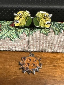 Creepy Co X Famous Monsters Galligantus Enamel Pin Two Bad Retired Rare Dangler - Picture 1 of 7