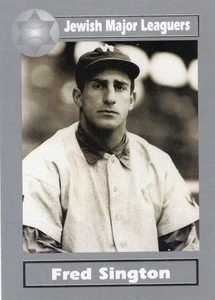 FRED SINGTON Jewish Major Leaguers 2003 Baseballkarte #55 Nr-Mint KOSTENLOSER VERSAND! - Bild 1 von 7