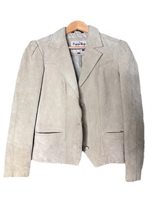 vintage Pioneer Wear women's suede blazer in tan color. Woman’s Size 10 - Picture 1 of 5