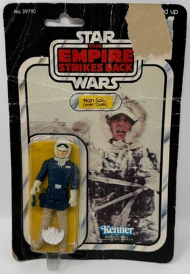 Figura de acción Kenner Star Wars ESB Han Solo Hoth Outfit 31 espalda 1980 Foto 1 de 4